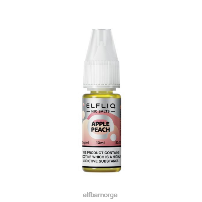 elfbar elfliq eple fersken nic salter - 10ml-10 mg/ml 86L26219