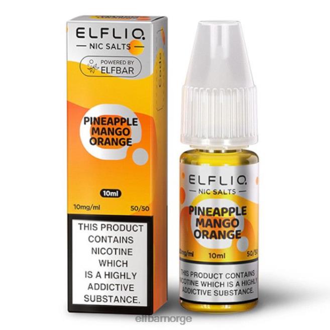 elfbar elfliq nic salter - ananas mango appelsin - 10ml-10 mg/ml 86L26173