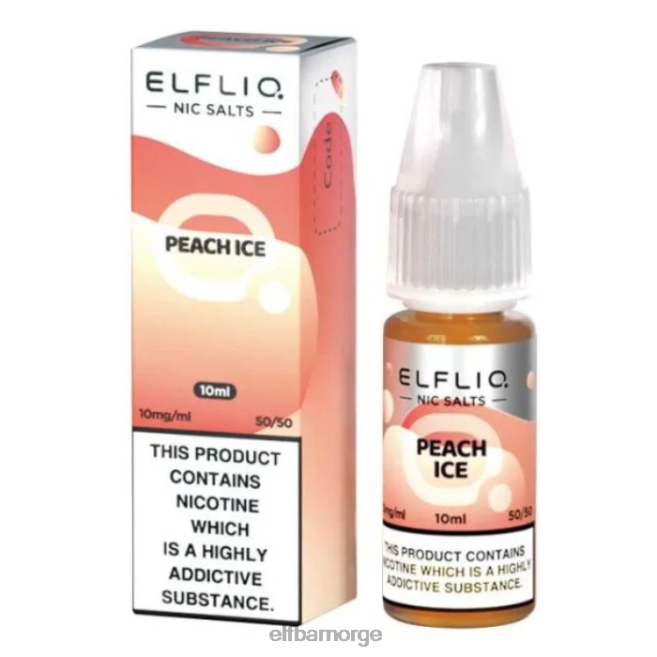 elfbar elfliq nic salter - ferskenis - 10ml-10 mg/ml 86L26185