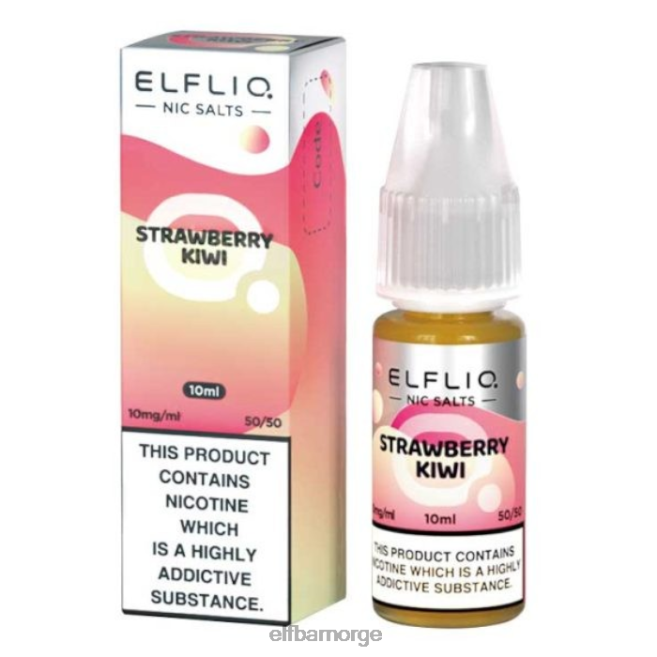 elfbar elfliq nic salter - jordbærkiwi - 10ml-10 mg/ml 86L26180