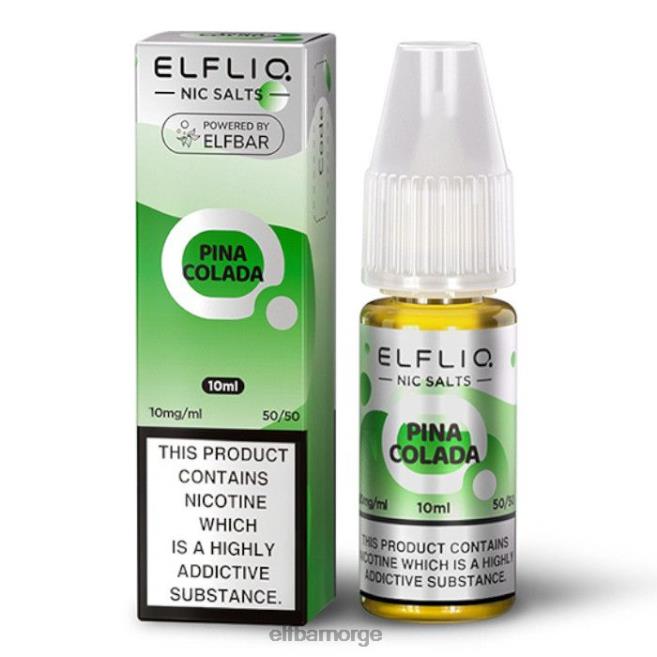 elfbar elfliq nic salter - pina colada - 10ml-10 mg/ml 86L26175