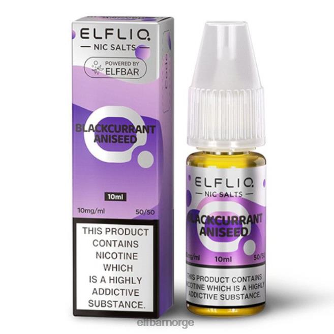 elfbar elfliq nic salter - solbæranis - 10ml-10 mg/ml 86L26177