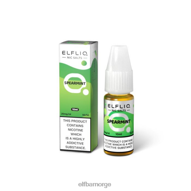 elfbar elfliq spearmint nic salter - 10ml-20 mg/ml 86L26208