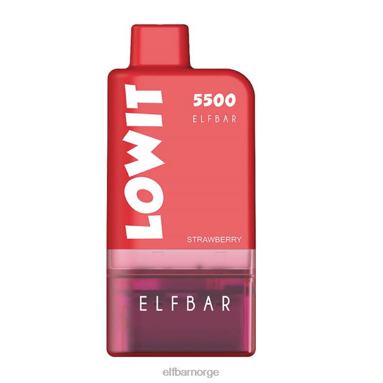 ELFBAR forhåndsfylt pod kit lowit 5500 2%nic jordbæris X4424125