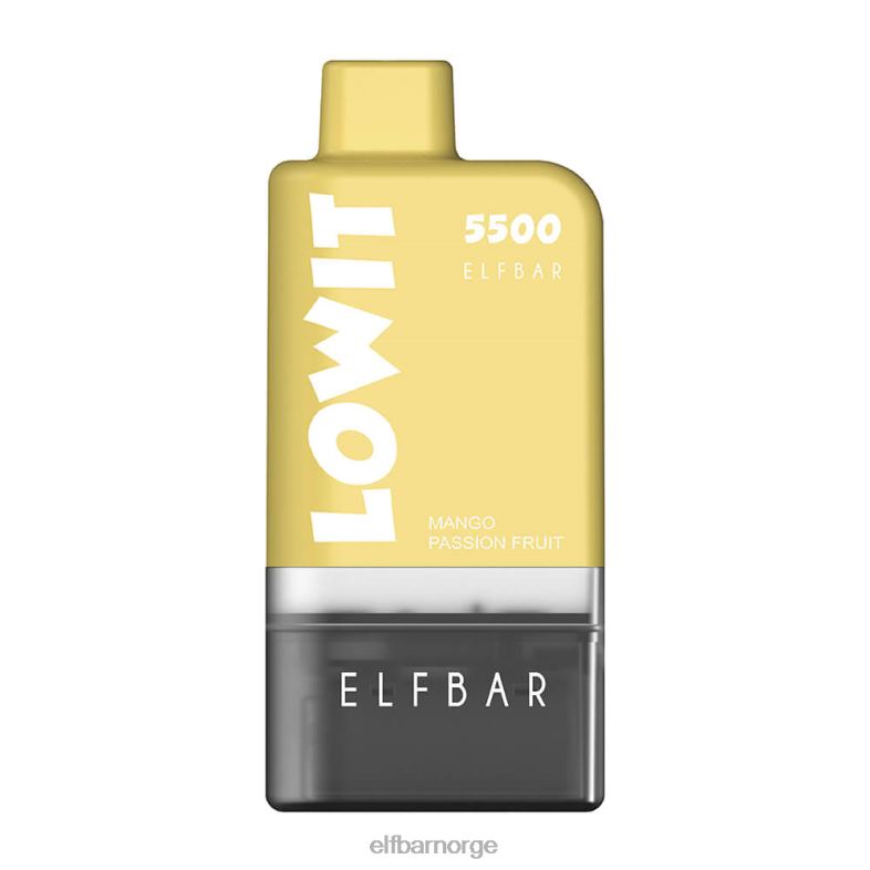 ELFBAR forhåndsfylt pod kit lowit 5500 2%nic mango pasjonsfrukt X4424131