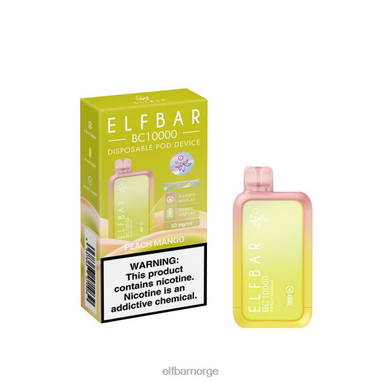 ELFBAR beste smaken engangs vape bc10000 toppsalg fersken mango X442412