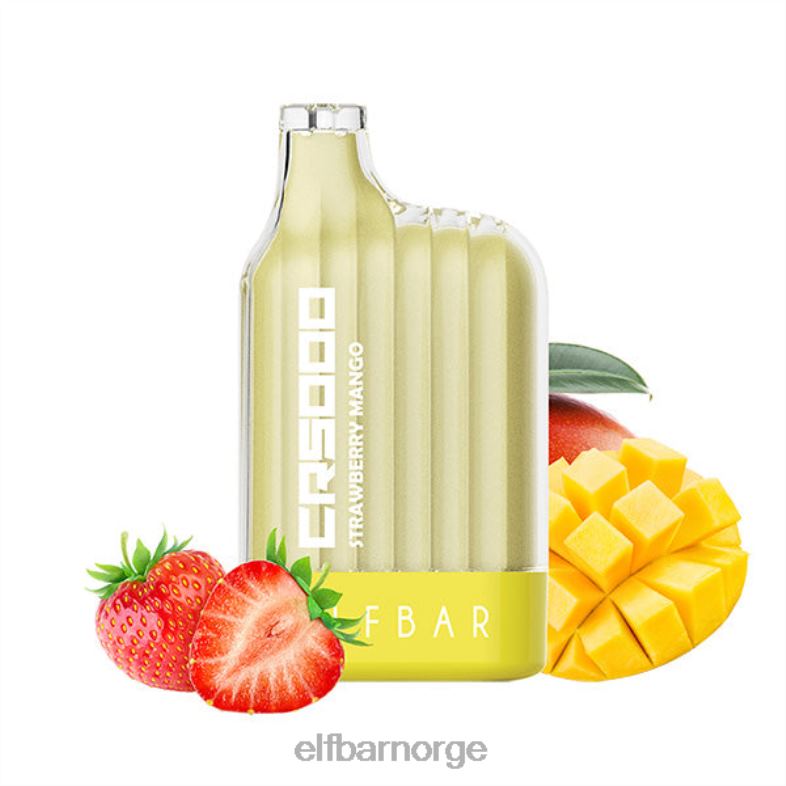 ELFBAR cr5000 engangs vape 5000 puffs jordbær mango X442433