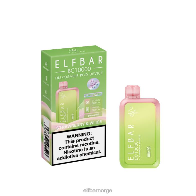 ELFBAR disponibel vape ny bc10000 10000puffs jordbær kiwi is X442446