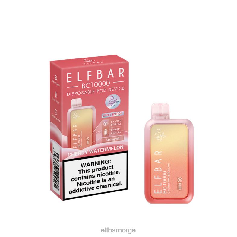 ELFBAR disponibel vape ny bc10000 10000puffs kirsebær vannmelon X442438