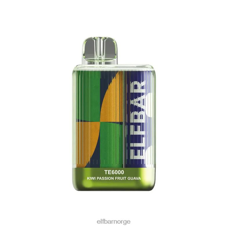 ELFBAR engangs vape te6000 puffs kiwi pasjonsfrukt guava X442484