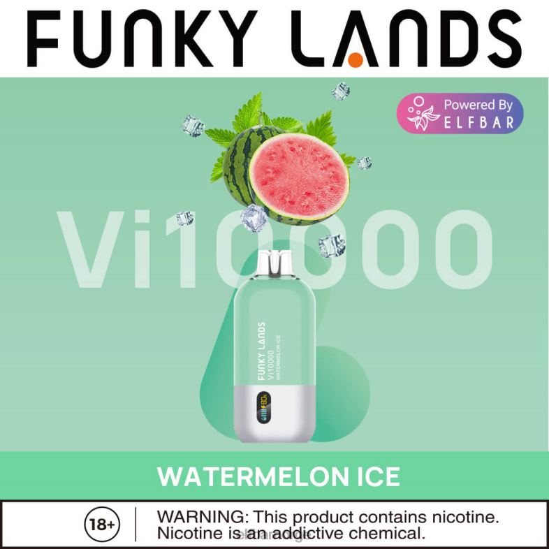 ELFBAR funky lands best flavor disponibel vape vi10000 isserie vannmelon is X4424154